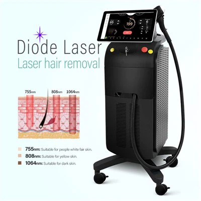 Smartare hårborttagningsmaskin med diodlaser
