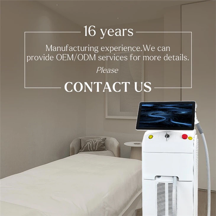 Vertikal Original diod laser hårborttagningsmaskin