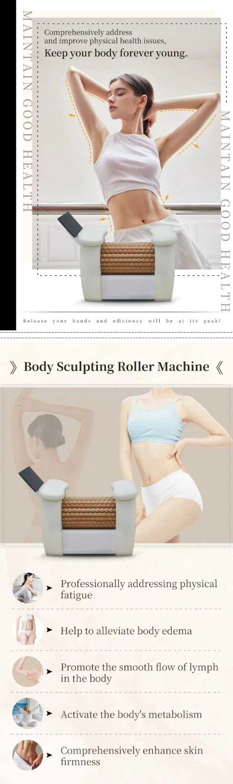 Body Sculpting Roller Machine – Effortless Full-Body Contouring And Health Enhancement price
